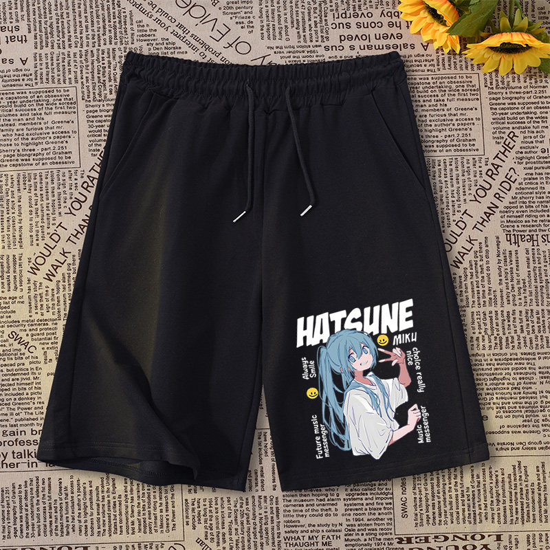 Hatsune Miku Shorts Summer Mal - Summer Clothing Brands 评论和价格