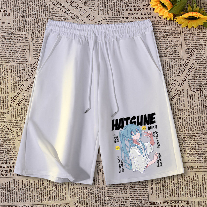 Hatsune Miku Shorts Summer Mal - Summer Clothing Brands 评论和价格