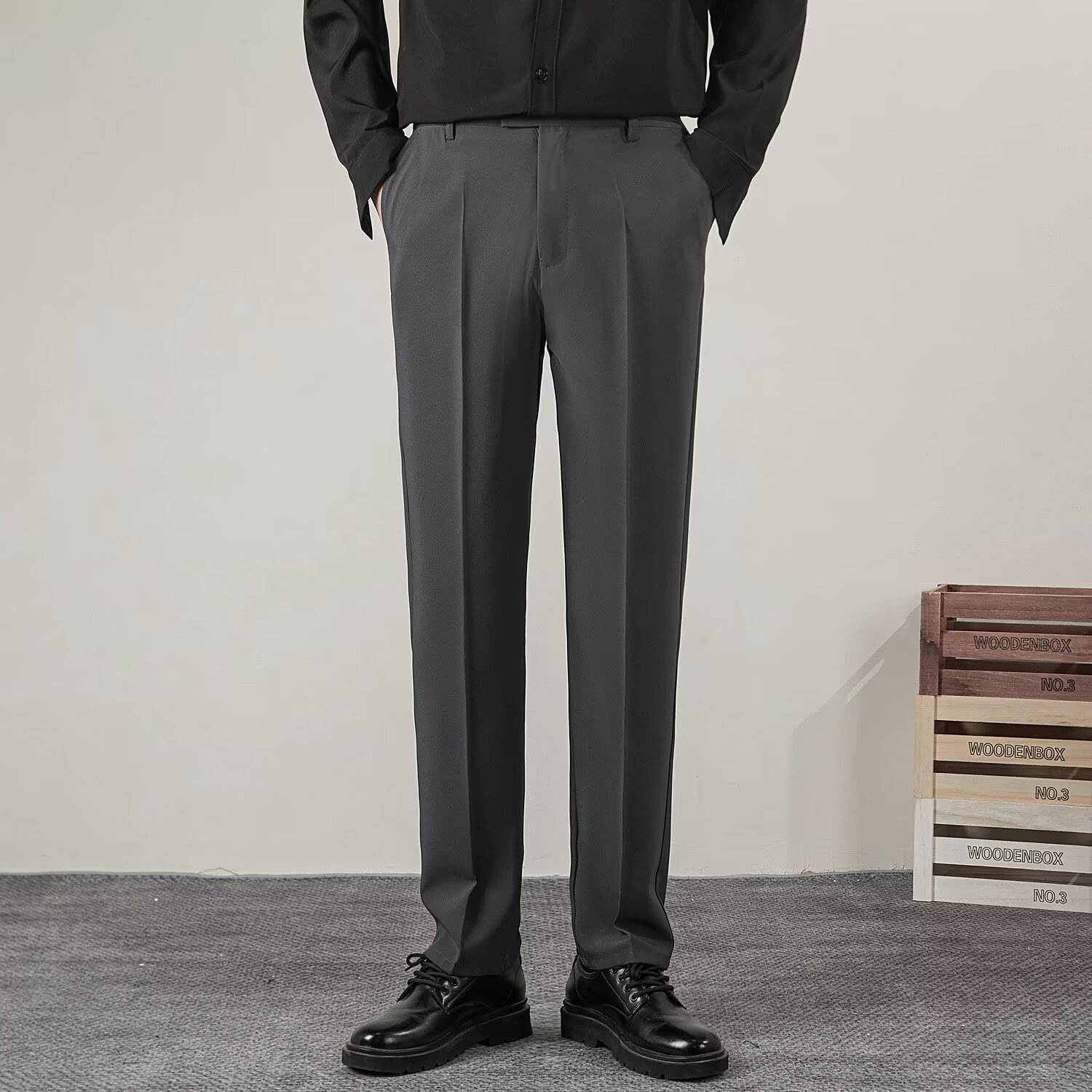 Summer Men's Solid Color Strai - Summer Clothing Brands 评论和价格